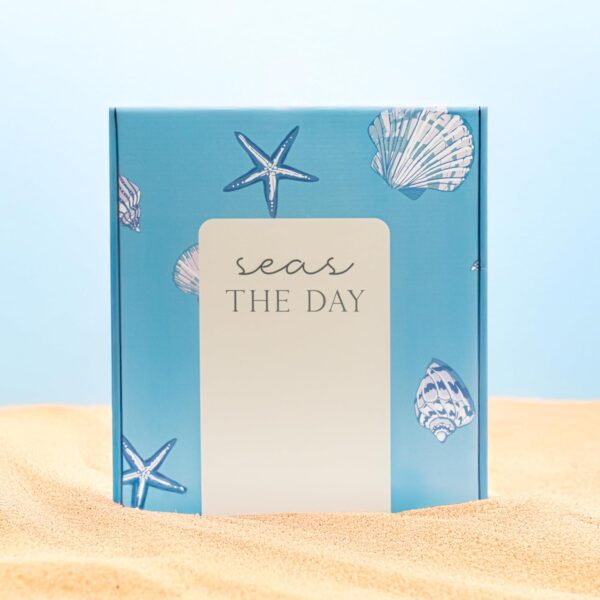 Self Care Gifts for Women. 15pc Gift Box Filled with Ocean Themed Beach Lover Gifts for Her. Thinking of You, Surgery Wellness Kit, Get Well Soon Basket, Birthday Package for Woman - Image 9