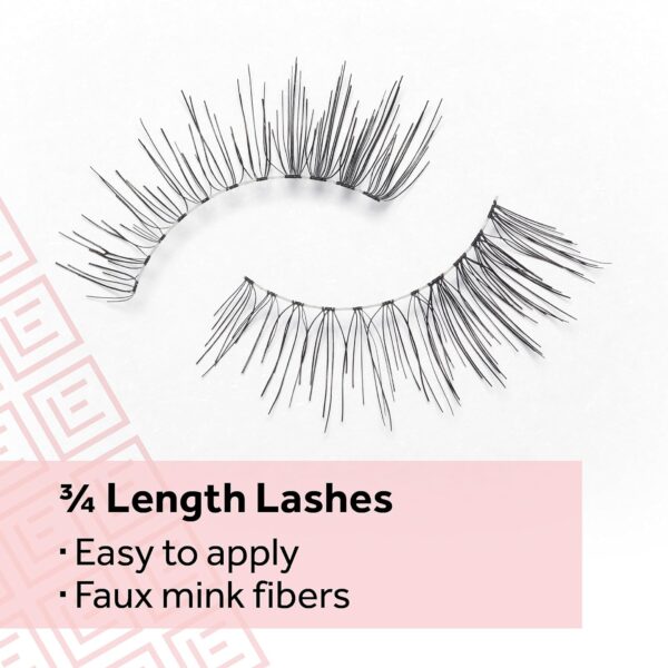 Eylure Naturals Accent No. 003 Reusable Eyelashes, Adhesive Included, 1 Pair - Image 5