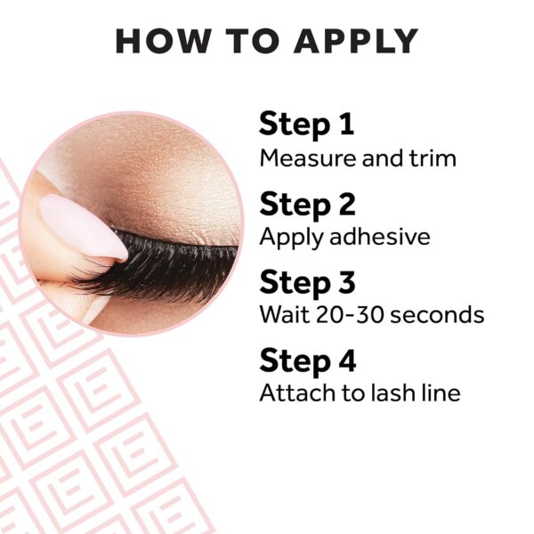 Eylure Naturals Accent No. 003 Reusable Eyelashes, Adhesive Included, 1 Pair - Image 6