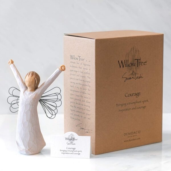 Willow Tree Courage Angel, Sculpted Hand-Painted Figure - Image 5