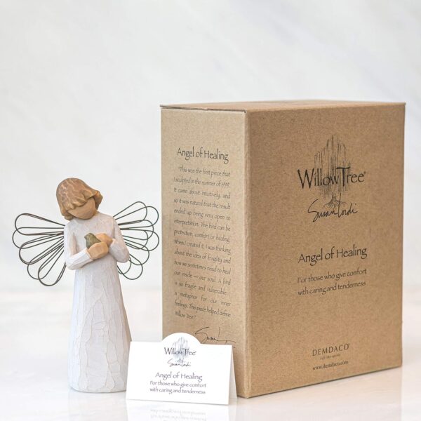 Willow Tree Angel of Healing, Sculpted Hand-Painted Figure - Image 5
