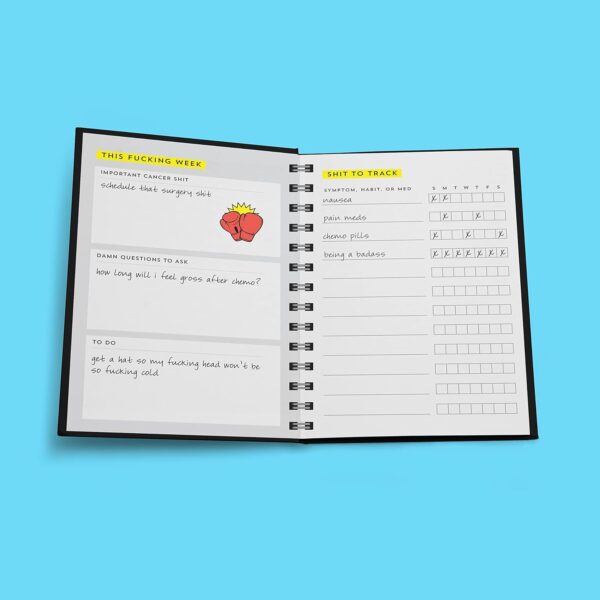 F*ck Cancer Undated Planner: A 52-Week Motivational Organizer and Get Well Gift for Cancer Patients and Caregivers - Image 5