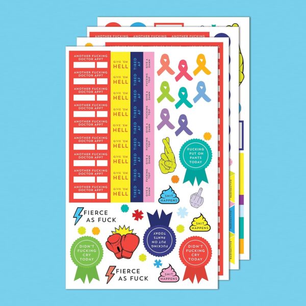 F*ck Cancer Undated Planner: A 52-Week Motivational Organizer and Get Well Gift for Cancer Patients and Caregivers - Image 6