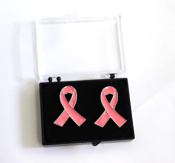 2/20/50Pcs-Official Ribbon pins Breast Cancer Awareness Lapel Pin Pink Pins - Image 5