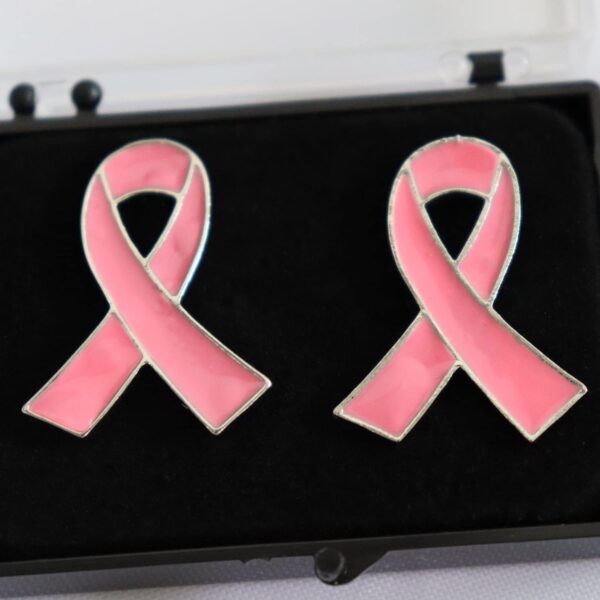 2/20/50Pcs-Official Ribbon pins Breast Cancer Awareness Lapel Pin Pink Pins - Image 6