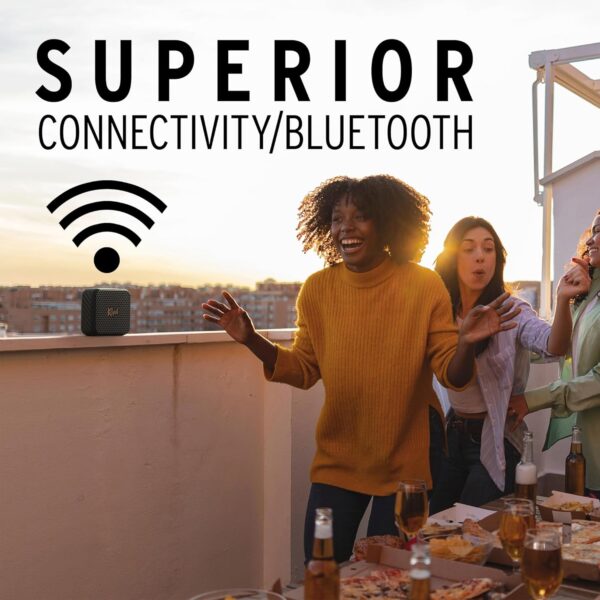 Klipsch The Austin Portable Bluetooth Speaker with a 1.5" Full Range Driver, IP67 dust and Waterproof Rating, 12 Hours of Playtime for a Premium Live Concert Experience - Image 4