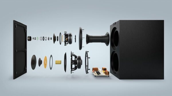 KEF Q Concerto Meta Three-Way Bookshelf Speaker (Black, Pair) - Image 5