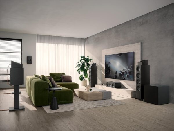 KEF Q Concerto Meta Three-Way Bookshelf Speaker (Black, Pair) - Image 9