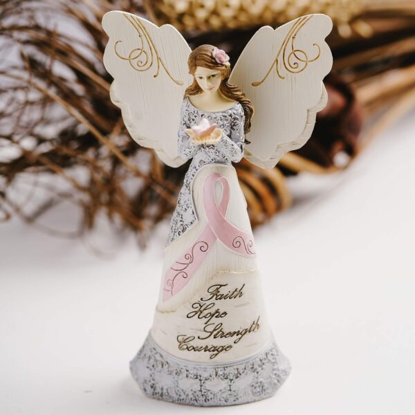 Pavilion Gift Company 82335 Survivor Angel Figurine, 6-1/2-Inch, Gray - Image 8