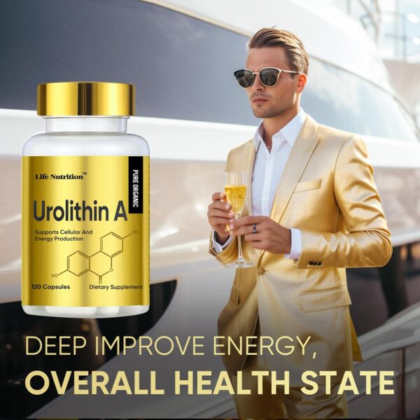 120 Count Capsules 3000MG Urolithin A+, Advanced Cellular Health & Vitality, Made in USA - Image 5