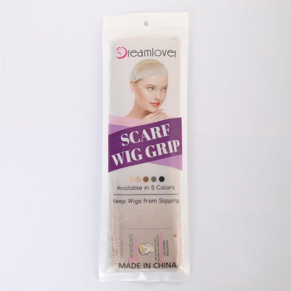 Dreamlover Wig Grip Bands, Headband for Keeping Wigs in Place, Tan, 2 Pieces - Image 7