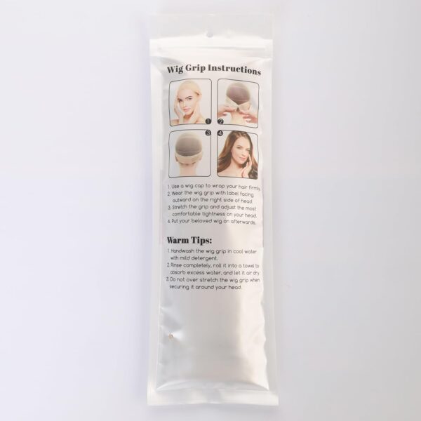 Dreamlover Wig Grip Bands, Headband for Keeping Wigs in Place, Tan, 2 Pieces - Image 8