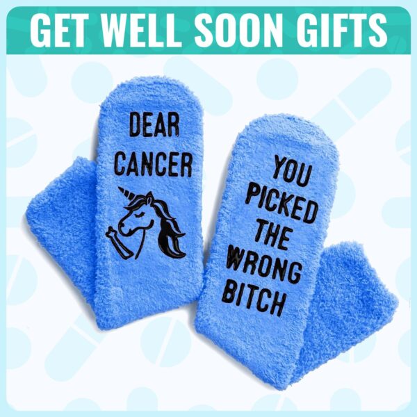 HAPPYPOP Breast Cancer Awareness Socks - Inspirational Chemo Socks, Survivor Gifts For Cancer Patients - Image 6