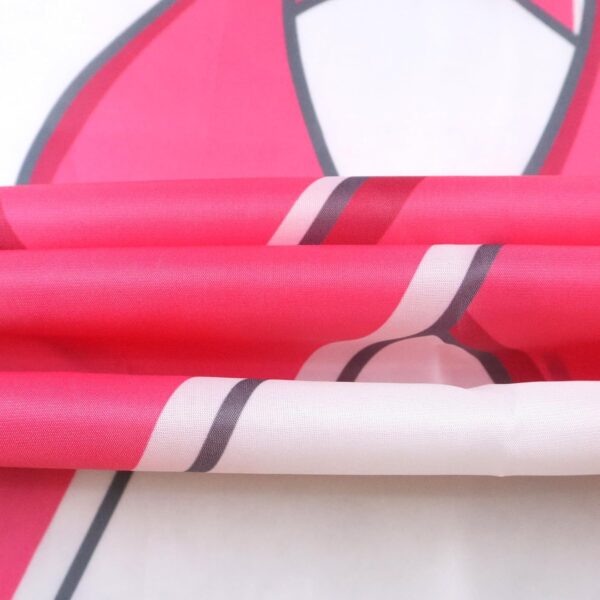 AZ FLAG - Pink Ribbon Flag - 3x5 Ft - 100D Polyester Breast Cancer Banner with Two Metal Grommets - Fade Resistant - Vivid Colors - 3' x 5' Feet - 150x90 Cm - Image 3