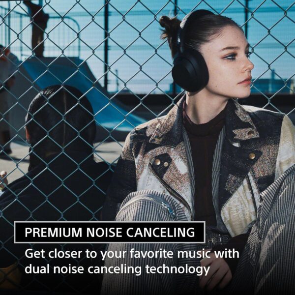 Sony ULT WEAR Over-Ear Noise Cancelling Bluetooth Headphones with Alexa Built-in, Comfortable Design, 30-Hour Battery, Massive Bass, Off White - Image 5
