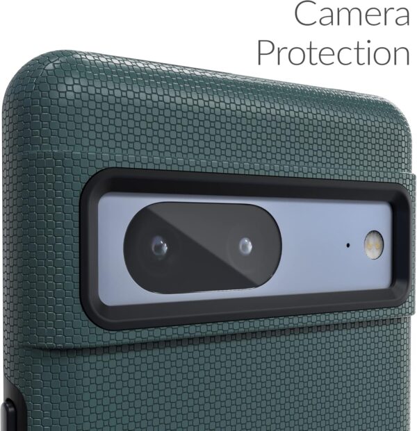 Crave Dual Guard for Google Pixel 7 Case, Shockproof Protection Dual Layer Case for Google Pixel 7 - Forest Green - Image 3