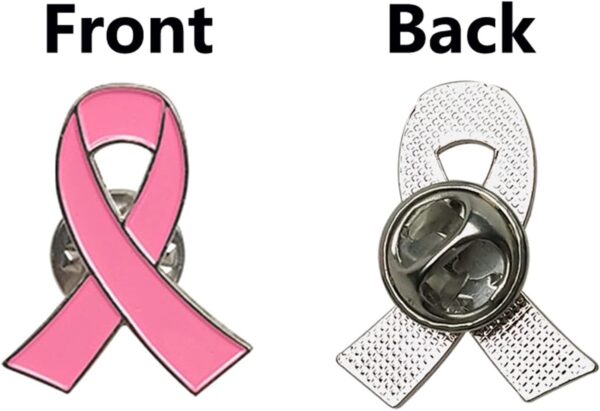 20PCS Official Breast Cancer Awareness Lapel Pins Hope Pink Ribbon Lapel Pins by CSPRING - Image 5