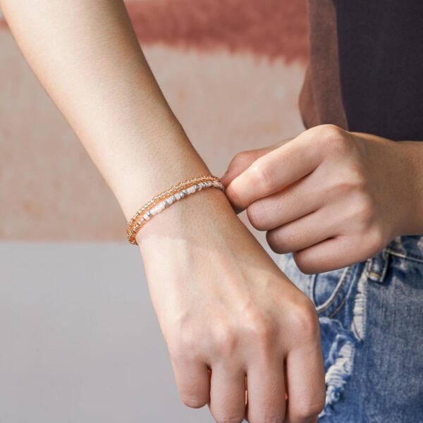 Morse Code Bracelets for Women, Inspirational Funny Bead Wrap Bracelets Gifts for Best Friends Sister Her Women Female - Image 6