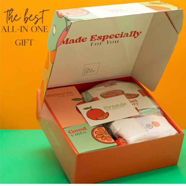 Self Care Package for Women – Thinking of You Self Care Kit, Orange Birthday Box for Her, Get Well Soon Basket, Spa Treat for Women, After Surgery Care Package, Thoughtful Gift Idea - Image 5