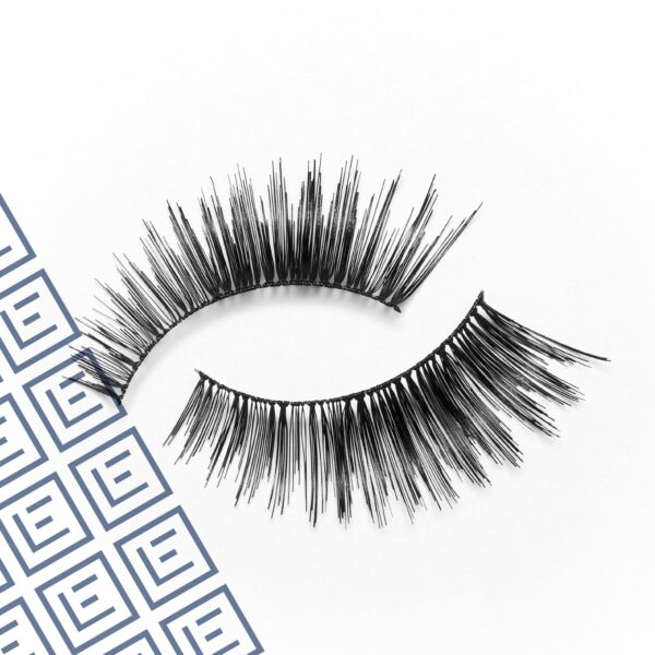 Eylure Press On Pre-Glued False Eyelashes, 3/4 Length Lashes, No. 005, 1 Pair - Image 4
