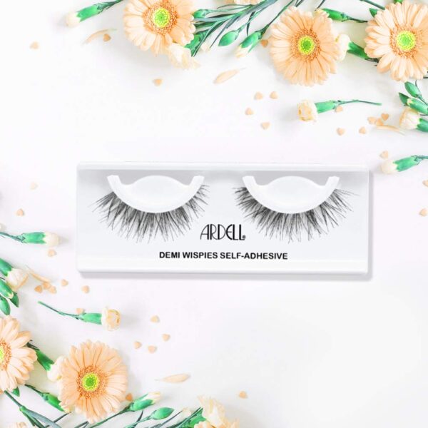 Ardell Self Adhesive False Eyelashes Demi Wispies - Reusable, Lightweight, Natural Look Lashes, No Glue Needed, 4 Pack - Image 5