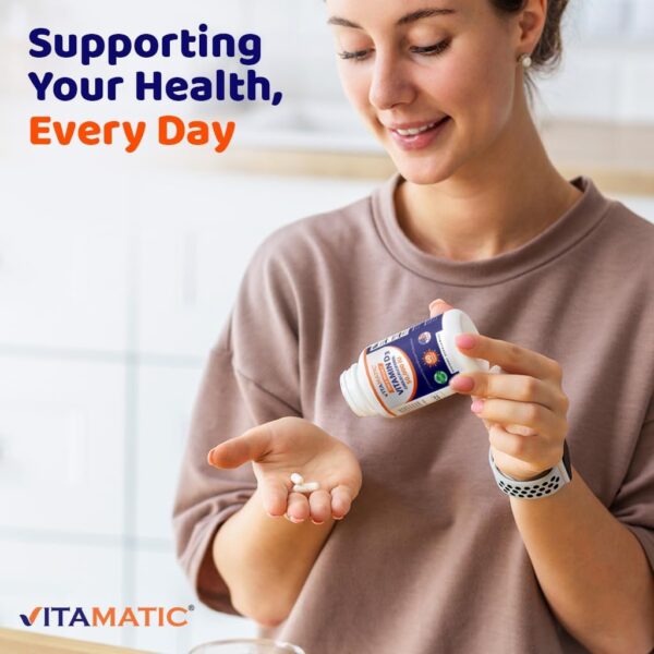 Vitamatic Vitamin D3 50,000 IU (as Cholecalciferol), Once Weekly Dose, 1250 mcg, 60 Veggie Capsules 1 Year Supply, Progressive Formula Helping Vitamin D Deficiencies (60 Count (Pack of 1)) - Image 7