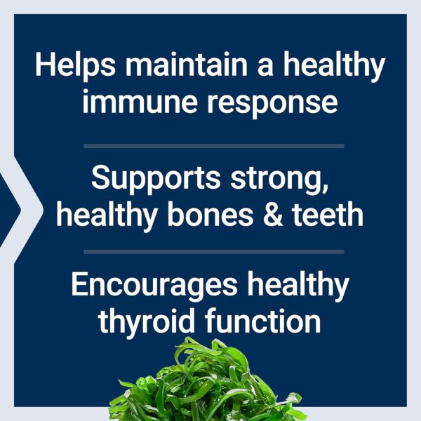 Life Extension Vitamins D and K with Sea-Iodine, vitamin D3, vitamin K1 and K2, iodine, supports immune, bone, arterial and thyroid health, non-GMO, gluten-free, 60 capsules - Image 4