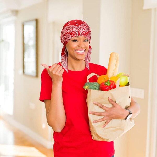 ASHILISIA 4 Pieces Women Chemo Hat Turban Beanie, Pre-Tied Headwraps Headwear Bandana for Hair Loss - Image 5