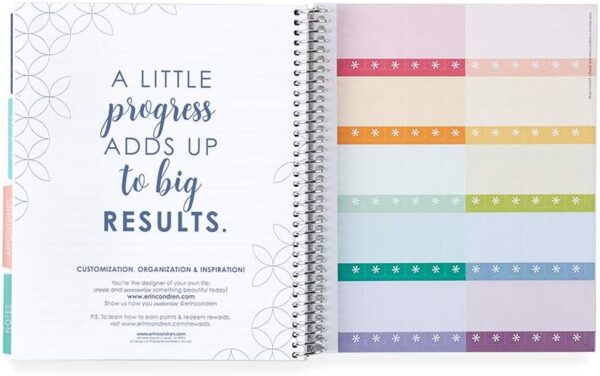 Erin Condren 7" x 9" Spiral Coiled Notebook - Medical Treatment Planner - Prompted Notebook - Features Tabbed Sections, Surgery Prep, Questions for Doctors, 160 Pages, 80 Sheets - Image 7