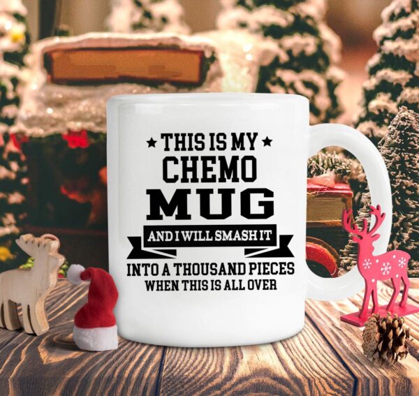 This Is My Chemo Mug 11oz Coffee Mug, Cancer Gifts, Chemotherapy Treatment Coffee Tea Cup, Chemo Care Package for Men, Christmas Gifts For Chemo Patients Men, Cancer Gifts for Women - Image 3