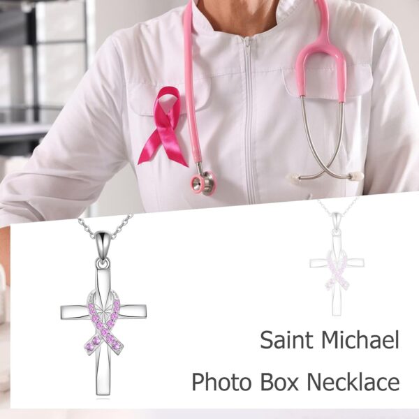 ONEFINITY Cross Necklace Sterling Silver Cross Pendant Necklace Religious Gifts for Women Men - Image 6