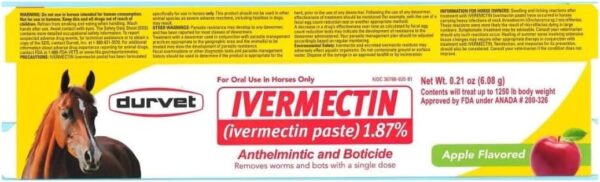 Ivermectin Horse Paste Dewomer, Horse Supplies 6.08g dose 1.87% (2 Pack) Includes Free Guide - Just for Fun Horse Tricks - Image 3
