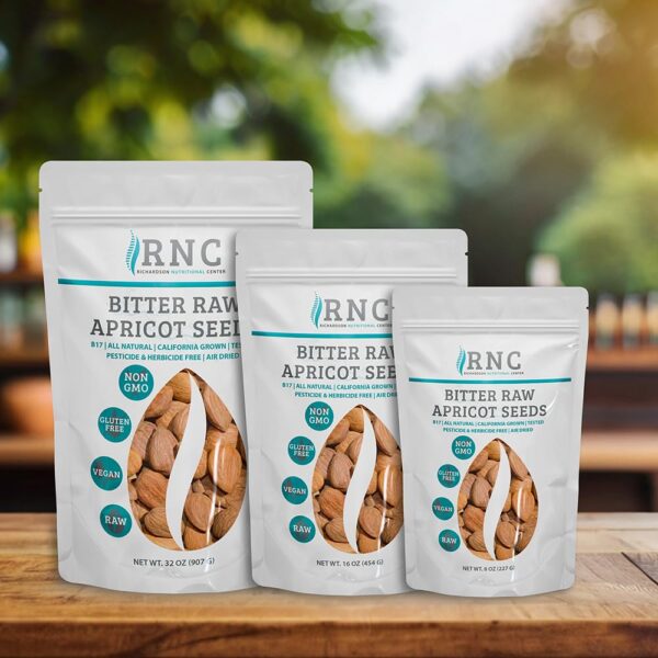 Richardson Nutritional Center Fresh Raw Bitter Apricot Seeds - California Grown Kernels with Amygdalin, B Vitamins, Minerals, Protein - Lab Tested, Vegan, No Gluten or GMO - 8oz Bag - Image 7