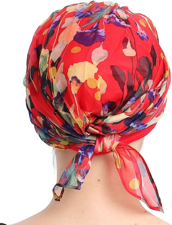 Chemo Headwear Turbans for Women Long Hair Head Scarf Headwraps Cancer Hats - Image 5