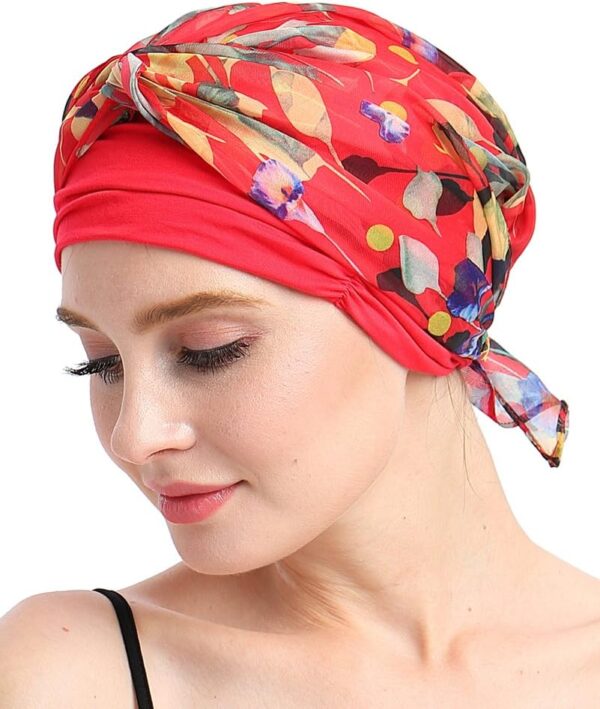 Chemo Headwear Turbans for Women Long Hair Head Scarf Headwraps Cancer Hats - Image 8