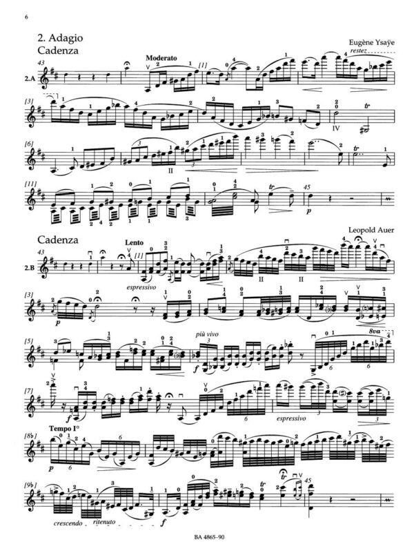 Concerto for Violin No.3 in G major K.216 (Violin & Piano) - Image 4