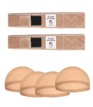 2 Pack Wig Grip Band - Velvet Wig Grips Adjustable Headband Stay Put No Slip Edge Saver