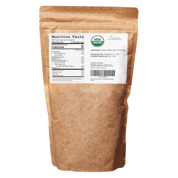 Bitter Apricot Kernels Organic Raw (1LB) -100% USDA Organic Certified – Product of Turkey (Free Electronic Book) - Image 2