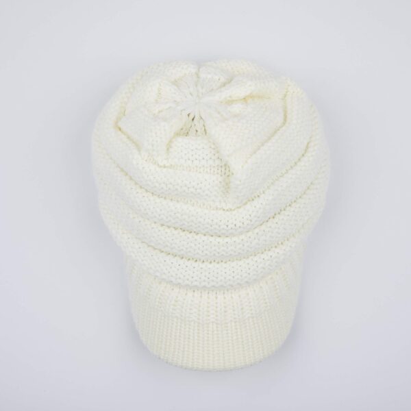 C.C Hatsandscarf Exclusives Women's Ribbed Knit Hat with Brim (YJ-131)(YJ-2023) - Image 2