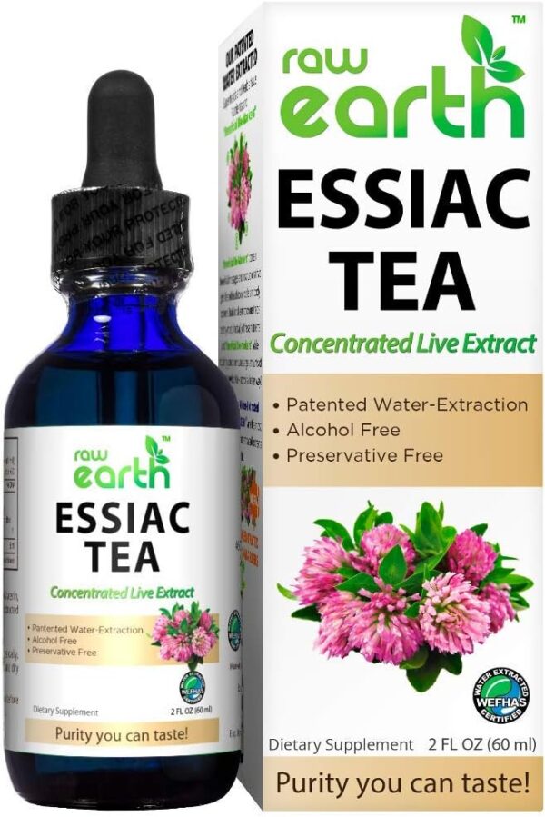 ESSIAC Tea Extract - 8 Organic Herbs & Sheep Sorrel Roots! - USA & EU Grown Herbs - Made in the USA - Patented Process - Raw & BioActive - Concentrated Live Extract -Alcohol FREE, Sugar FREE