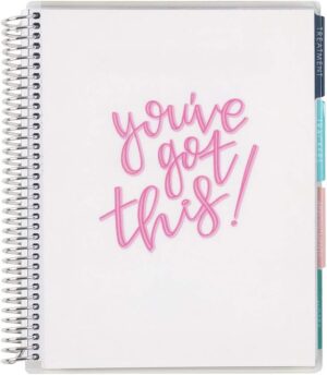 Erin Condren 7" x 9" Spiral Coiled Notebook - Medical Treatment Planner - Prompted Notebook - Features Tabbed Sections, Surgery Prep, Questions for Doctors, 160 Pages, 80 Sheets