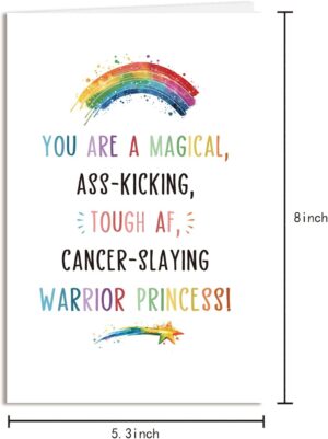 Funny-Cancer-Card-for-Her-Women-Encouragement-Gifts-for-Cancer-Patients-Friend-Heartwarming-Sympathy-Card-Get-Well-Soon-Card-for-Female-Cancer-Slaying-Warrior-Princess.jpg
