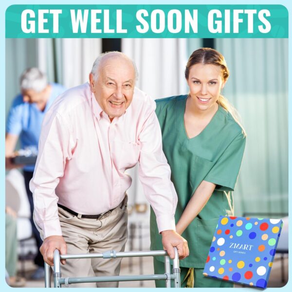 Get Well Soon Gifts for Men Women - Warm Hug with Inspirational Words, Breast Cancer Gifts for Chemo Patients - Image 2