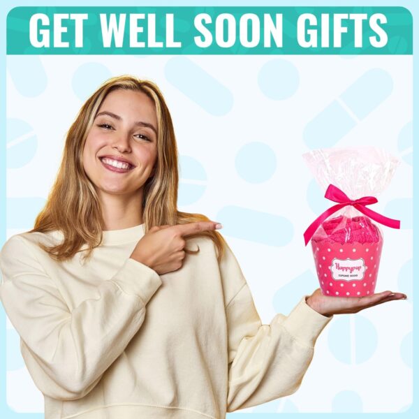 HAPPYPOP Get Well Soon Gifts for Women After Surgery - Breast Cancer Socks, Gifts For Someone with Depression，Diabetic Socks - Image 2