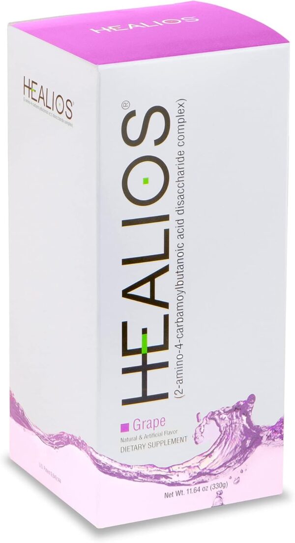 Healios Grape Flavor Oral Health and Dietary Supplement, Powder Form, Naturally Sourced L-Glutamine Trehalose L-Arginine, 11.64 Ounces - Image 2