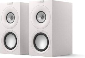 KEF Q Concerto Meta Three-Way Bookshelf Speaker (White, Pair)