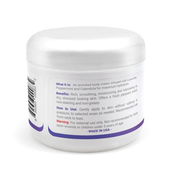 PhysAssist - Oncology Body Cream with Botanicals, 4 oz. Soothing and Hydrating to Stressed Skin. Made with Oils of Lavender, Calendula, and Peppermint. Non-Irritant, Clinically Tested. - Image 2