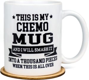 This Is My Chemo Mug 11oz Coffee Mug, Cancer Gifts, Chemotherapy Treatment Coffee Tea Cup, Chemo Care Package for Men, Christmas Gifts For Chemo Patients Men, Cancer Gifts for Women