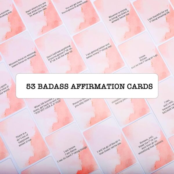 Badass Affirmation Cards - Daily Motivational and Inspirational Cards for Women - Image 5