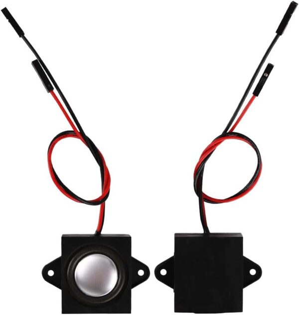 MakerHawk 2pcs Speaker 3 Watt 8 Ohm Single Cavity Mini Speaker Full-Range Cavity Mobile Portable Advertising Machine Speaker Connector Separating Interface 3.3V 5V - Image 6
